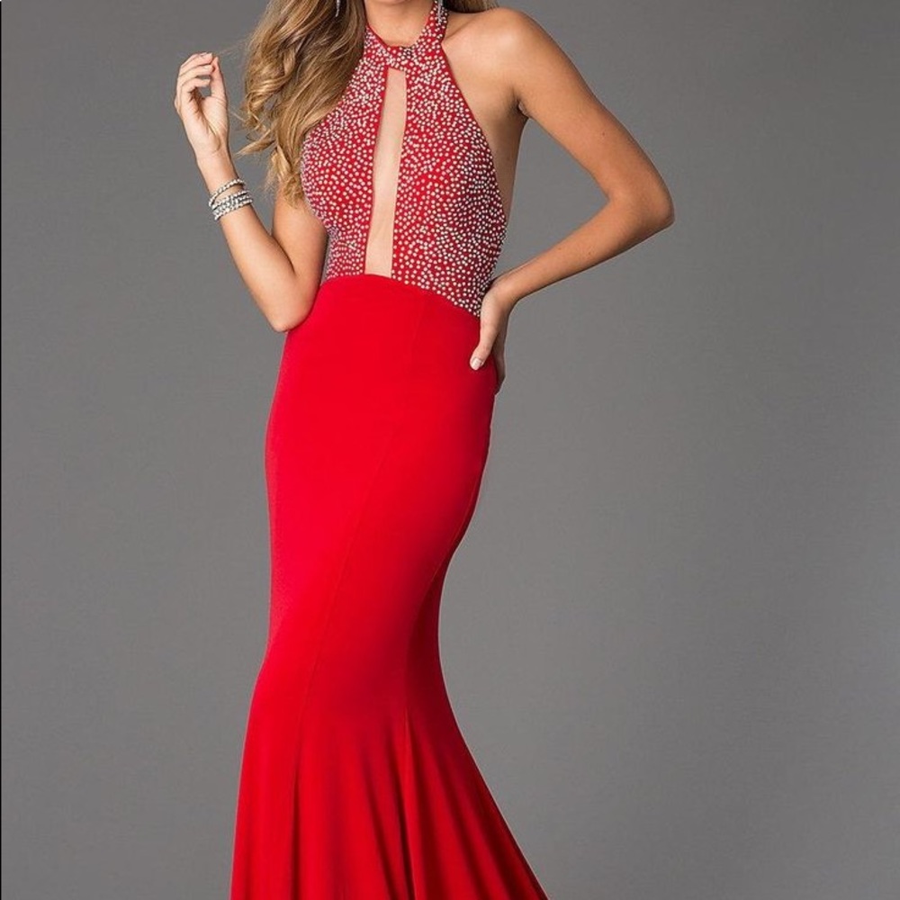 JVN by Jovani Red dress